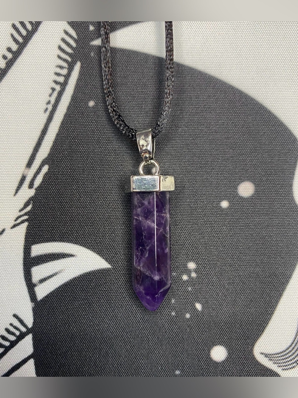 Amethyst Point Pendant Necklace